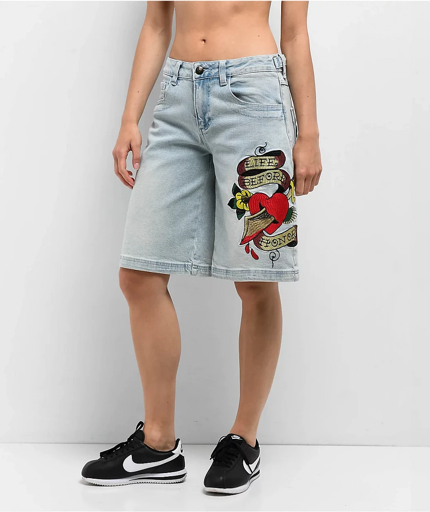 Ed Hardy Dagger Sword Light Tint Shorts