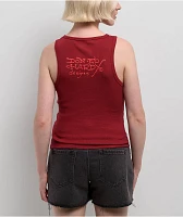 Ed Hardy Dragons Wine Tank Top
