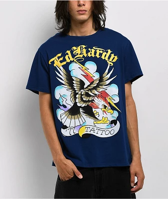 Ed Hardy Eagle Navy T-Shirt