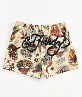 Ed Hardy Flash Natural Board Short