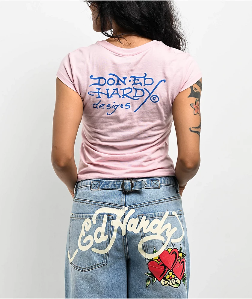 Ed Hardy Hollywood Candy Crop T-Shirt