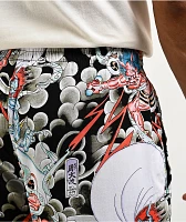 Ed Hardy Japan Bee Print Shorts