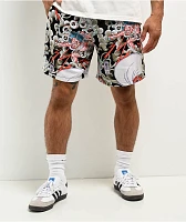 Ed Hardy Japan Bee Print Shorts