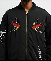 Ed Hardy LKS Skull Black Bomber Jacket