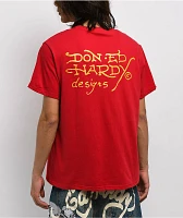 Ed Hardy Live Fast Red T-Shirt