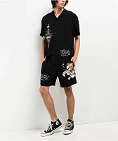 Ed Hardy Love Kills Slowly Black Walk Shorts