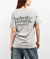 Ed Hardy Love Kills Slowly Grey T-Shirt