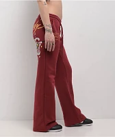 Ed Hardy Mi Amore Wine Sweatpants