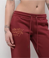 Ed Hardy Mi Amore Wine Sweatpants