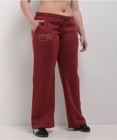 Ed Hardy Mi Amore Wine Sweatpants
