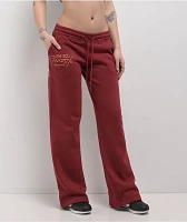 Ed Hardy Mi Amore Wine Sweatpants