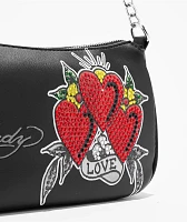 Ed Hardy Nova Black Handbag