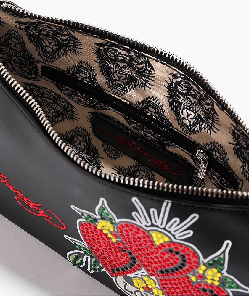 Ed Hardy Nova Black Handbag