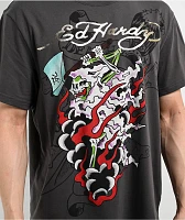 Ed Hardy Reaper Charcoal T-Shirt