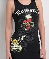 Ed Hardy Sacred Heart Black Dress
