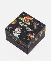 Ed Hardy Stainless Steel Black Stud & Hoop 3-Pack Earring Set