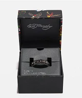Ed Hardy Stainless Steel Skull Ring
