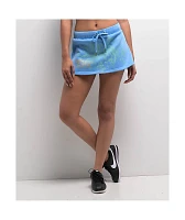 Ed Hardy Swallows Blue Sweat Skirt