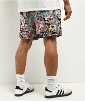 Ed Hardy Tattoo Collage Shorts