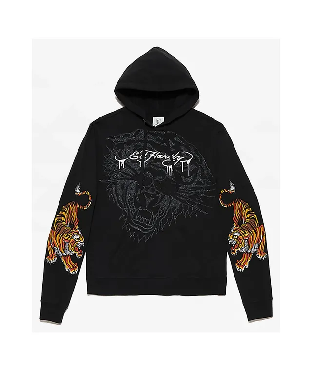 Official Ed Hardy Merch Store Tiger Panther Black Pullover Hoodie EdHardy  Apparel Clothing Shop - Hnatee