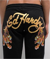 Ed Hardy Tigers Black Sweatpants