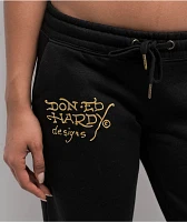 Ed Hardy Tigers Black Sweatpants