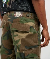 Ed Hardy x Broken Promises Chaos Camo Baggy Fit Cargo Pants