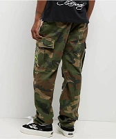 Ed Hardy x Broken Promises Chaos Camo Baggy Fit Cargo Pants