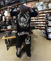 Ed Hardy x Broken Promises Death Shadow Black Loose Fit Jeans
