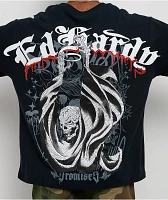 Ed Hardy x Broken Promises Death's Shadow Black T-Shirt
