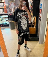 Ed Hardy x Broken Promises Death's Shadow Black T-Shirt