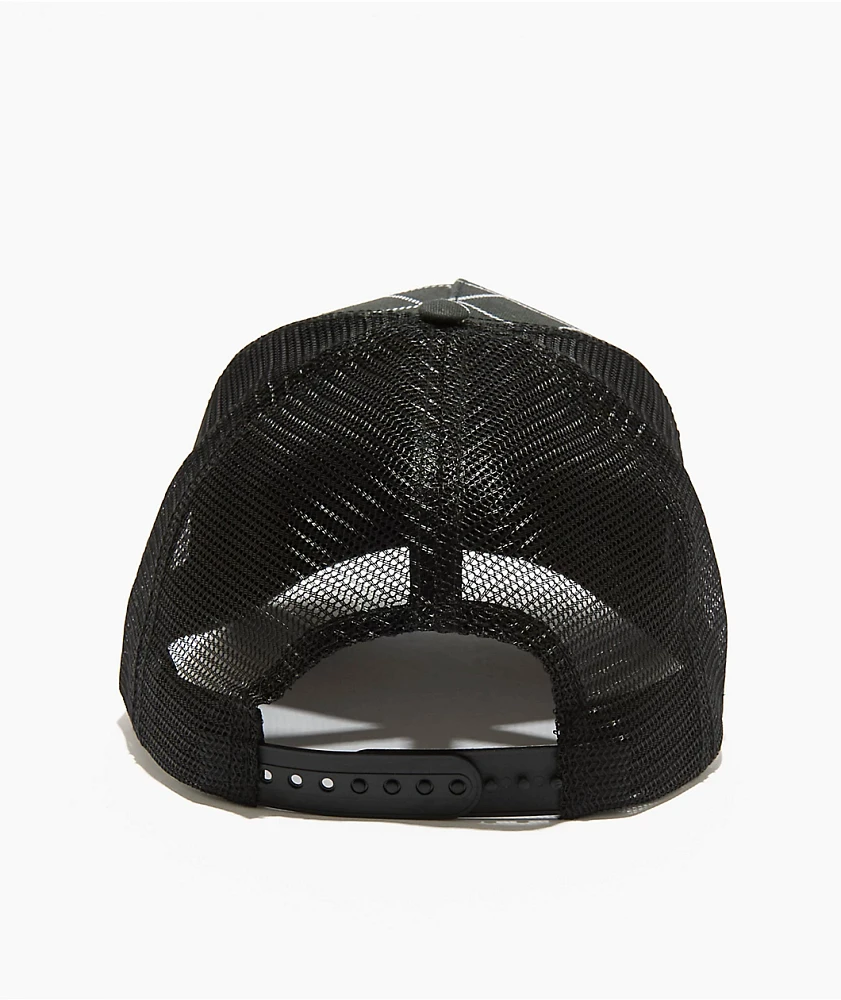 Ed Hardy x Broken Promises Wasted Love Black Trucker Hat