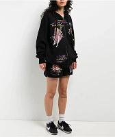 Ed Hardy x Kim Petras Dagger Girl Black Zip Hoodie