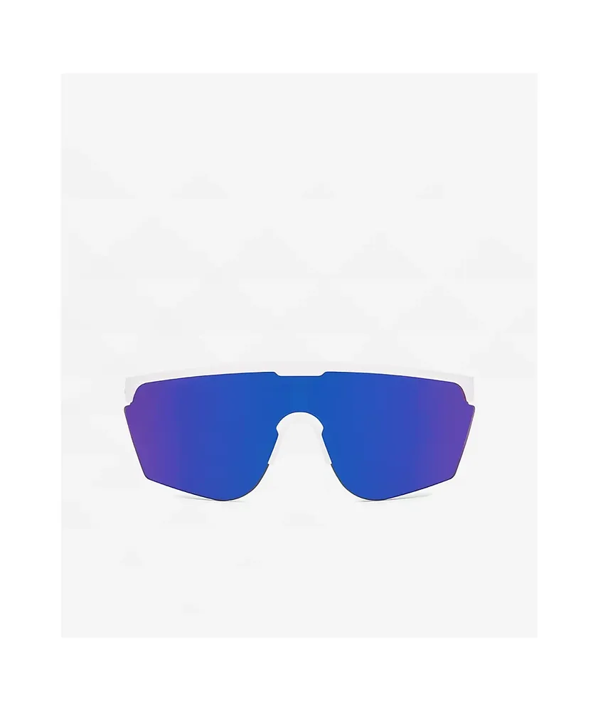 Electric Clove Gloss White & Grey Plasma Chrome Sunglasses