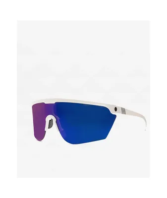 Electric Clove Gloss White & Grey Plasma Chrome Sunglasses