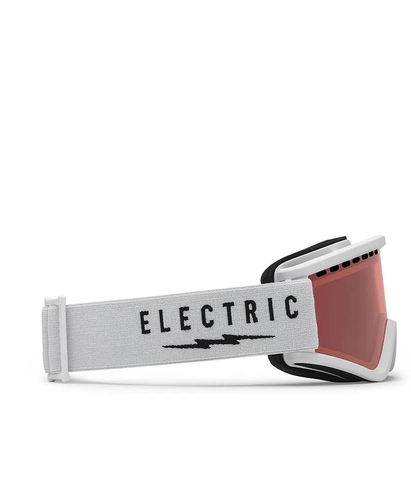 Electric EGV Matte White & Rose Snowboard Goggles