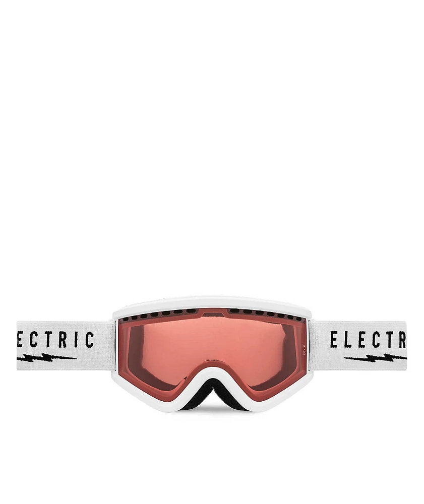 Electric EGV Matte White & Rose Snowboard Goggles