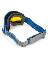 Electric Hex Flood Blue & Yellow Blue Chrome Snowboard Goggles