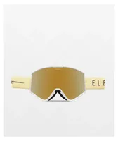 Electric Kleveland Canna Speckle & Gold Chrome Snowboard Goggles
