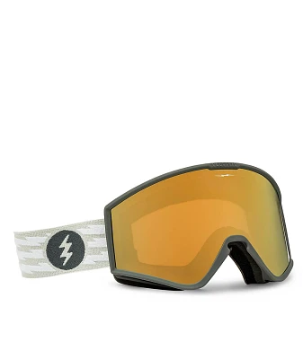 Electric Kleveland EK1 Volt Sand & Gold Chrome Snowboard Goggles