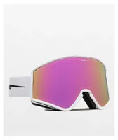 Electric Kleveland Matte White Snowboard Goggles 2023