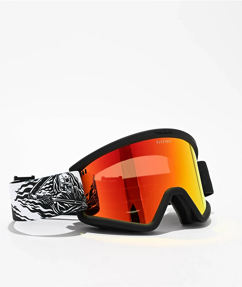 Electric x 1910 Hex Red Chrome Snowboard Goggles