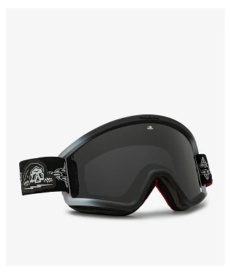 Electric x Lurking Class by Sketchy Tank Hex Black & Dark Grey Snowboard Goggles