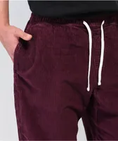 Element Chillin Wine Corduroy Pants