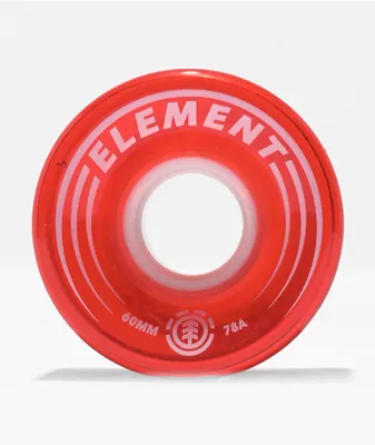 Element Filmer 60mm 78a Red Cruiser Wheels