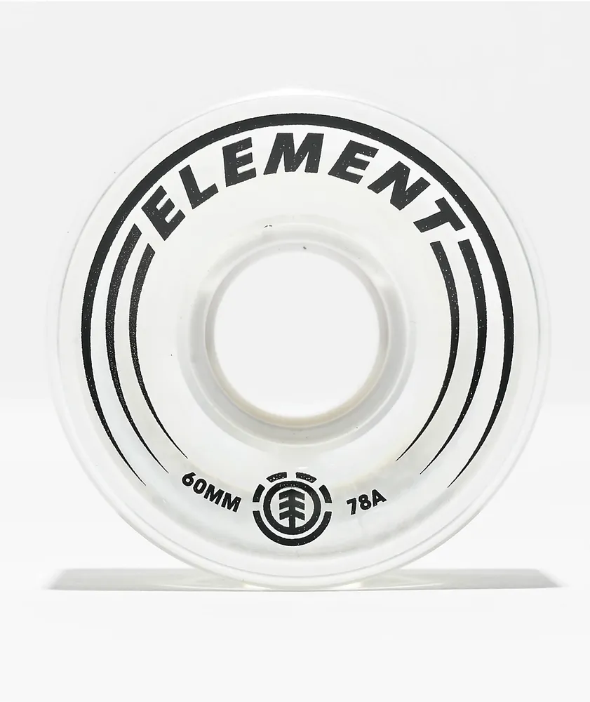 Element Filmer 60mm 78a Translucent White Cruiser Wheels