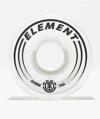 Element Filmer 60mm 78a Translucent White Cruiser Wheels