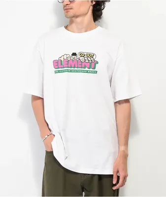 Element Go Out White T-Shirt