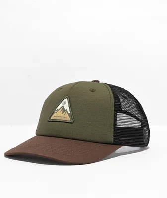 Element Hills Green & Brown Trucker Hat