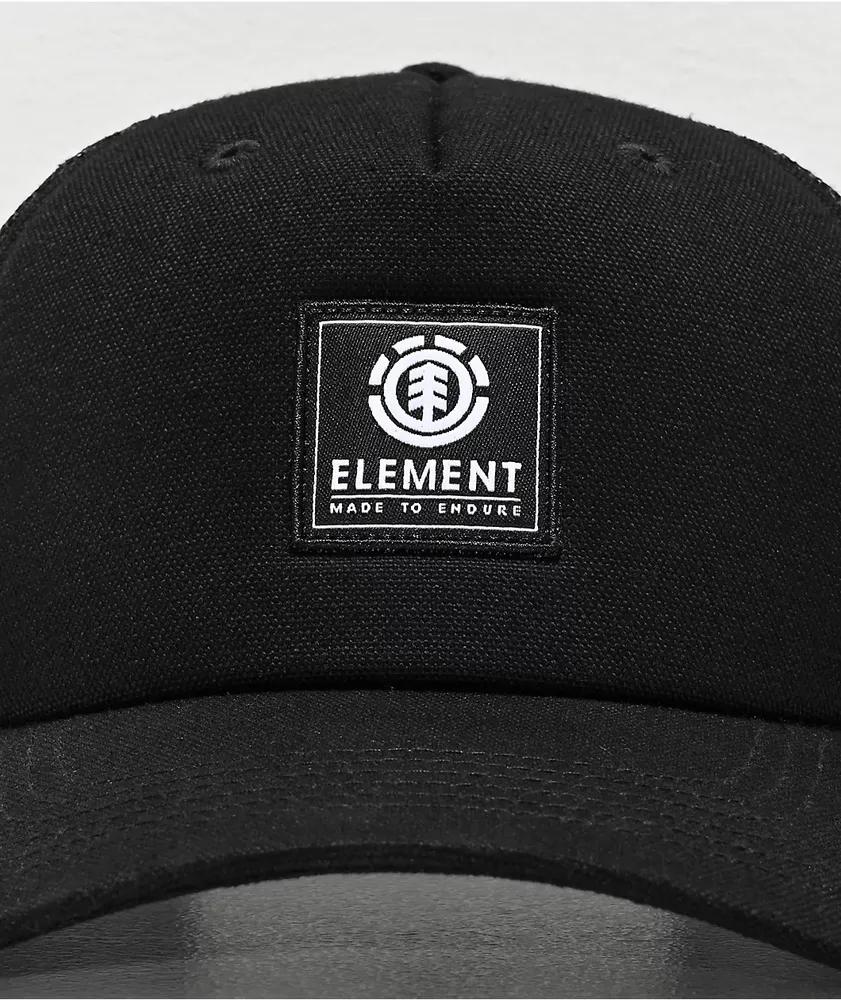 Element Icon Black Trucker Hat